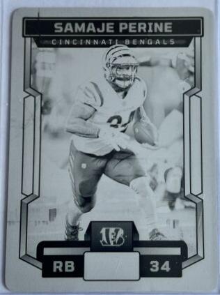 Samaje Perine [Printing Plate] #201