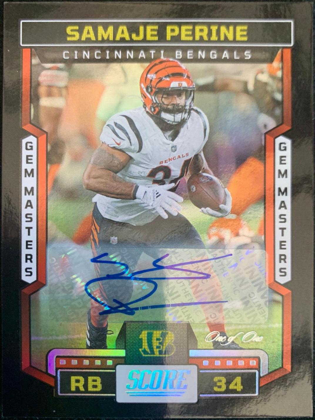 Samaje Perine [Signature Gem Masters] #201