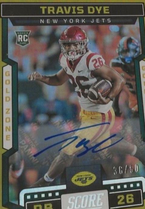 Travis Dye [Signature Gold Zone] #329