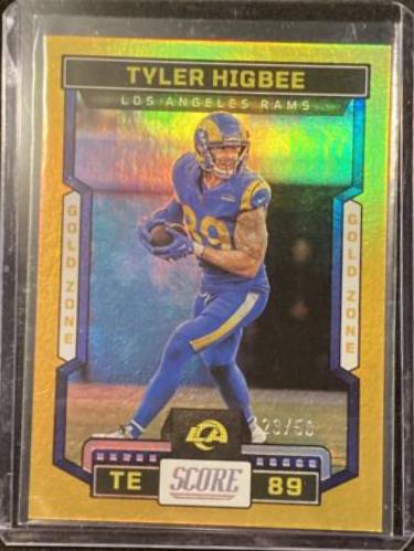 Tyler Higbee [Signature Gold Zone] #163