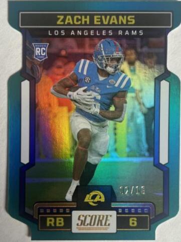 Zach Evans [Die Cut] #319