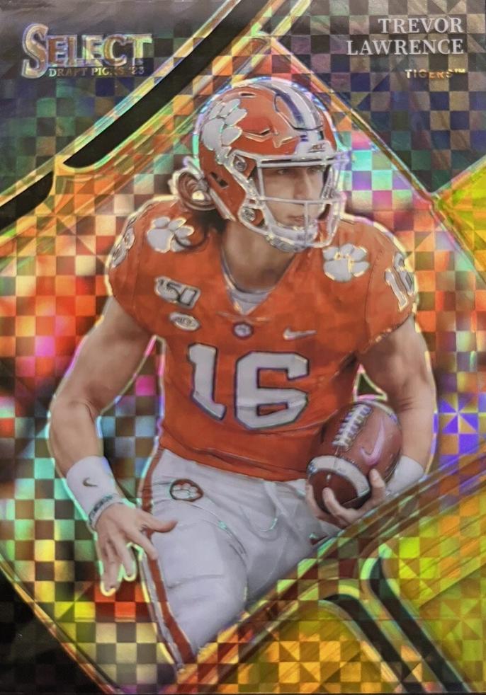 Trevor Lawrence [Black Gold Squares] #137