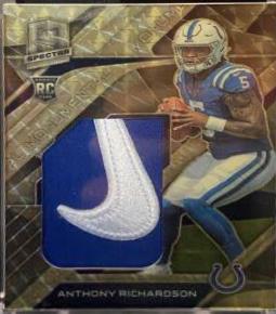 Anthony Richardson [Nike Swoosh Gold Patch Autograph] #202