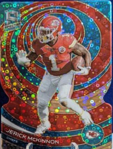 Jerick McKinnon [Blue Neon Die-Cut] #43