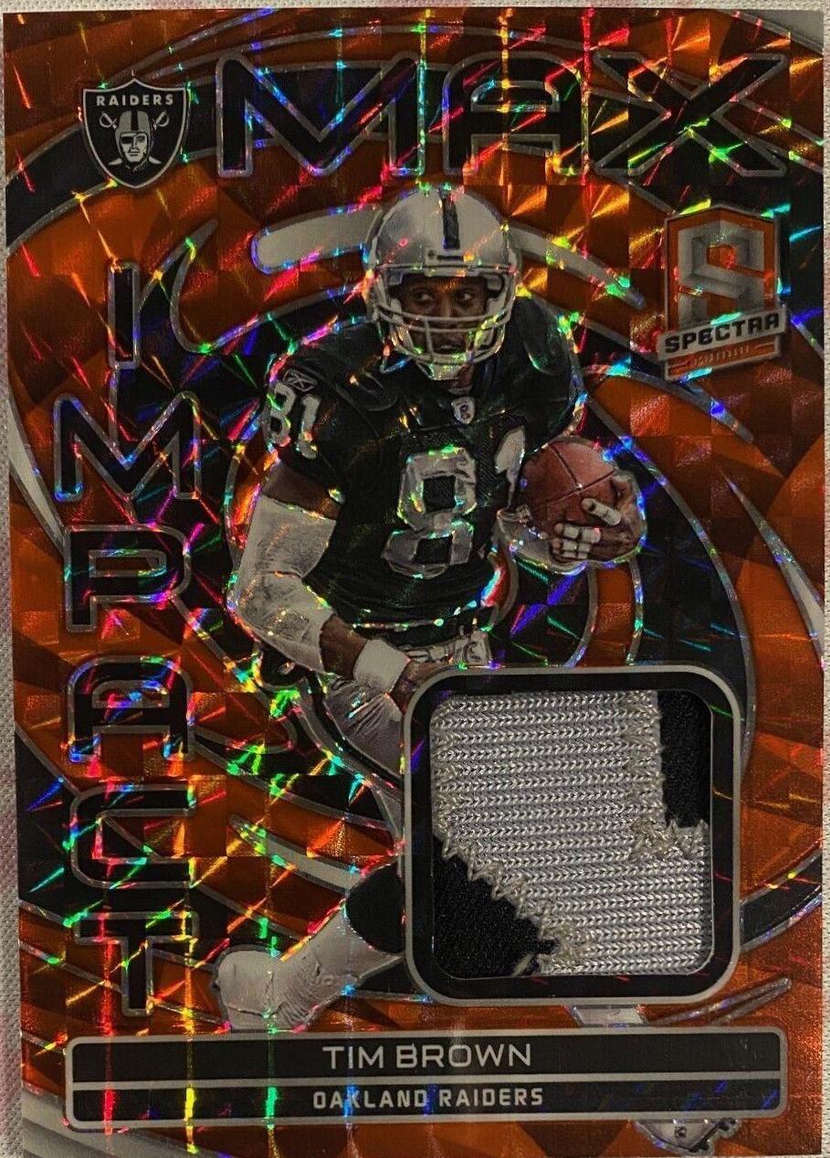 Tim Brown [Max Impact Orange Patch] #MI-TBR