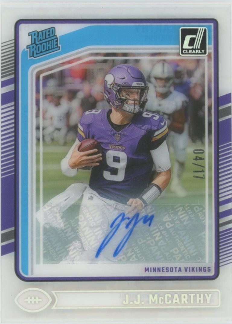 J.J. McCarthy [Ice Autograph] #61