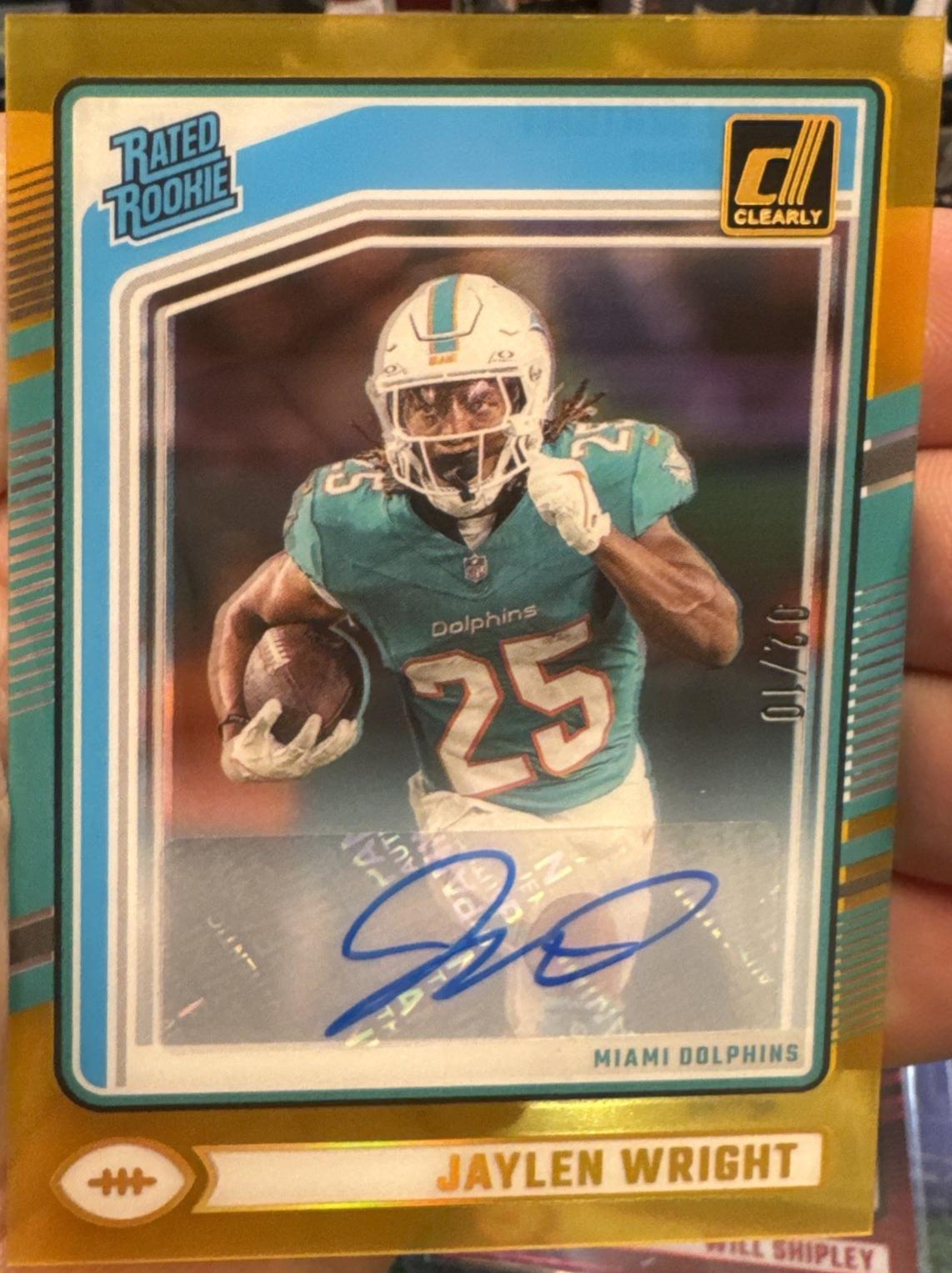 Jaylen Wright [Gold Autograph] #84