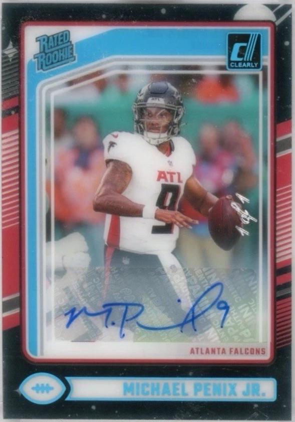 Michael Penix Jr. [Black Galactic Autograph] #59