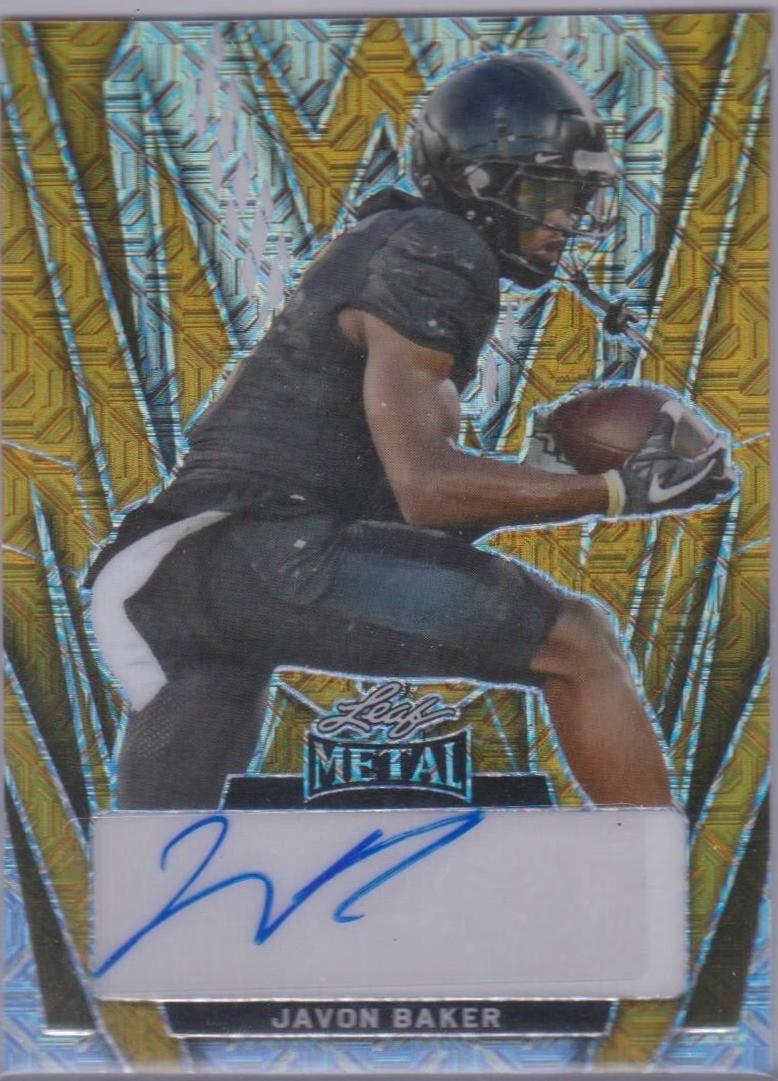 Javon Baker [Gold Prismatic] #BA-JB1