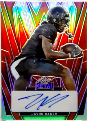 Javon Baker [Red Prismatic] #BA-JB1