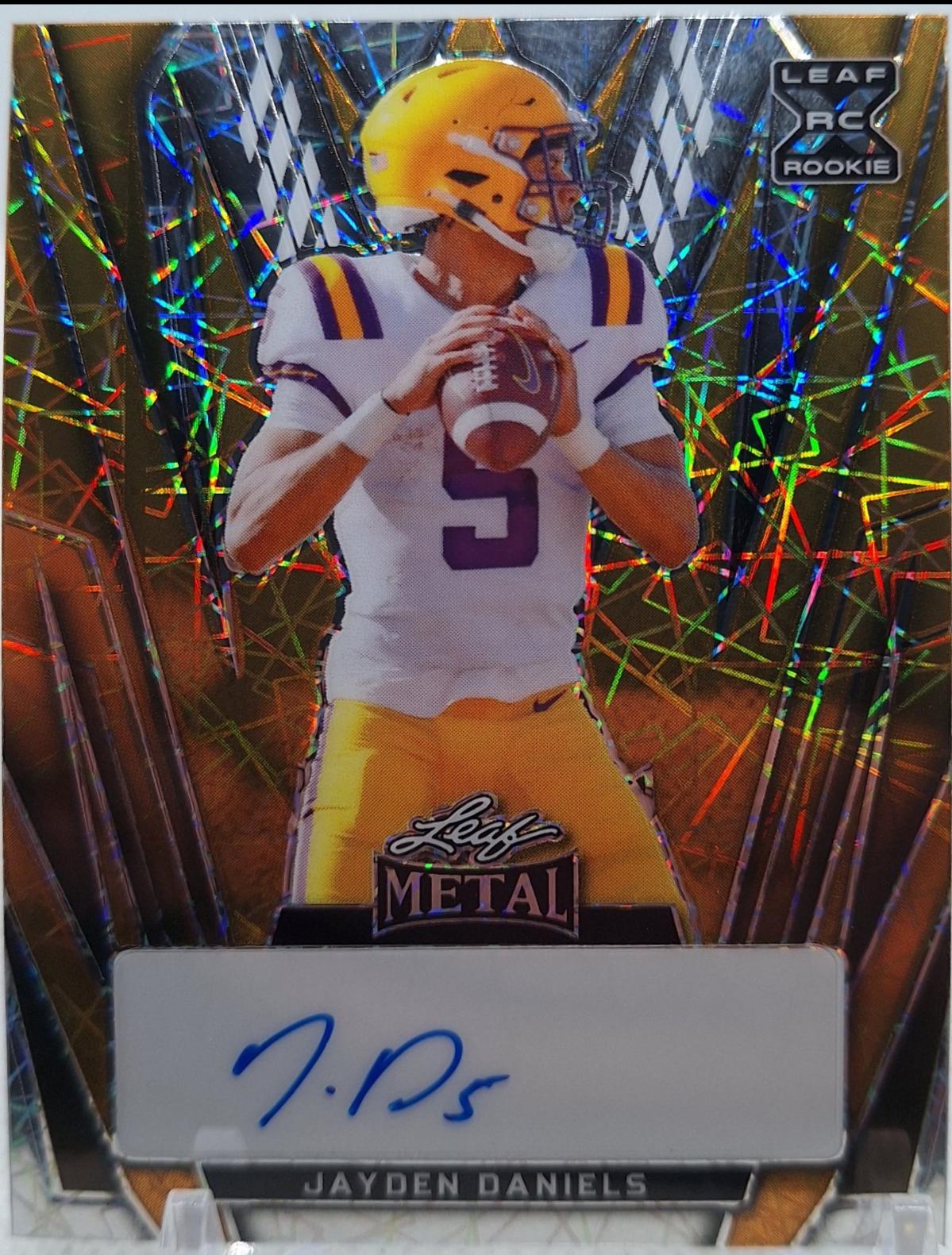 Jayden Daniels [Gold Laser] #BA-JD3