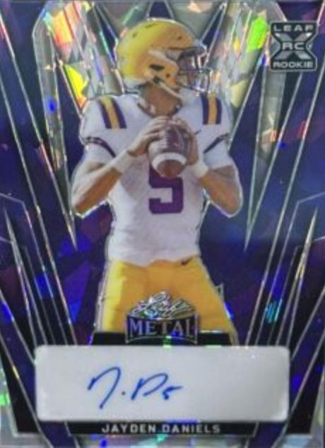 Jayden Daniels [Purple Crystal] #BA-JD3