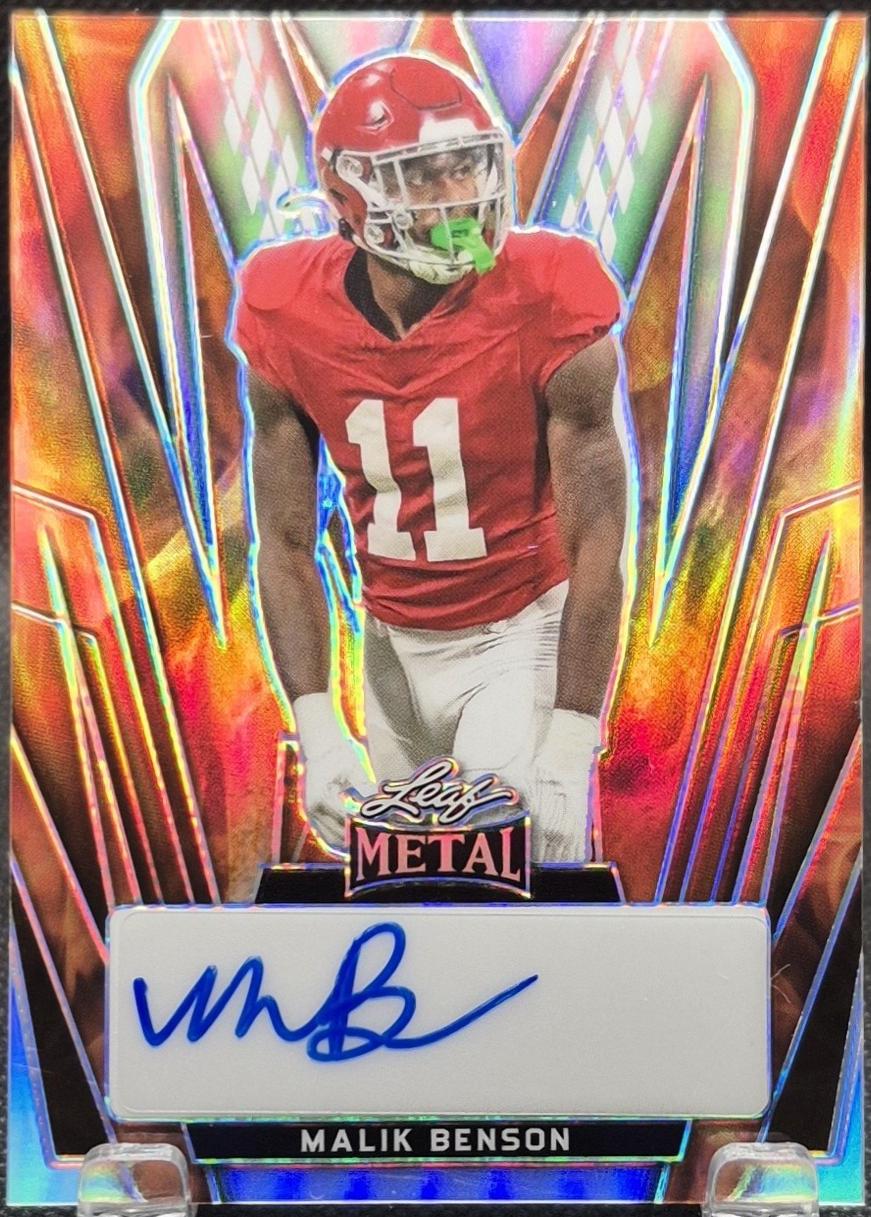 Malik Benson [Fire Prismatic] #BA-MB1
