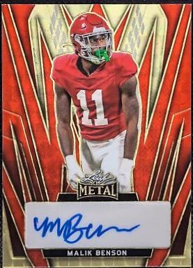 Malik Benson [Gold Prismatic] #BA-MB1