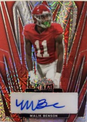 Malik Benson [Red Prismatic] #BA-MB1