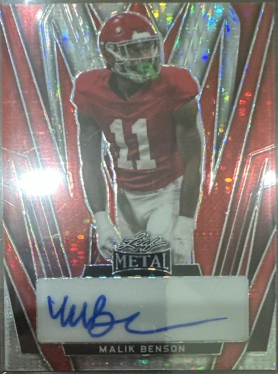 Malik Benson [Red Wave] #BA-MB1