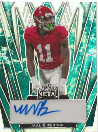 Malik Benson [Water Prismatic] #BA-MB1