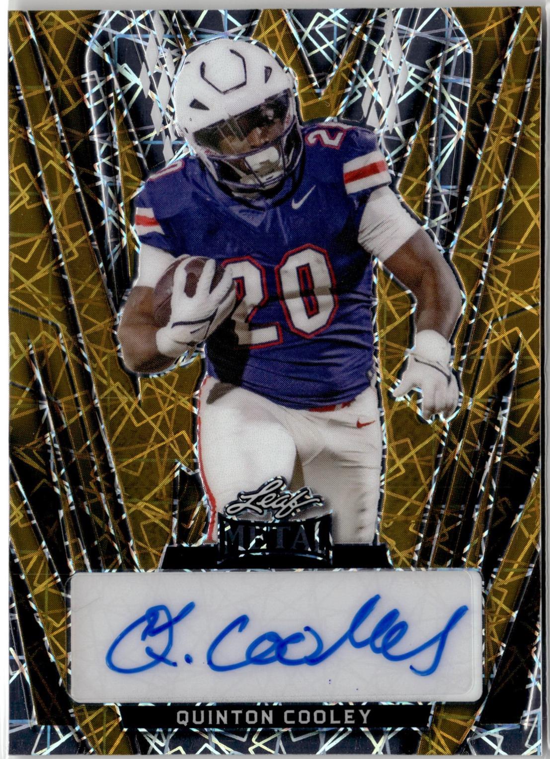 Quinton Cooley [Super Prismatic Gold Pulsar] #BA-QC1