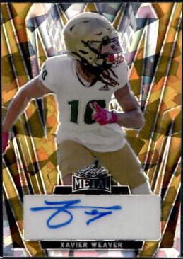 Xavier Weaver [Gold Prismatic] #BA-XW1