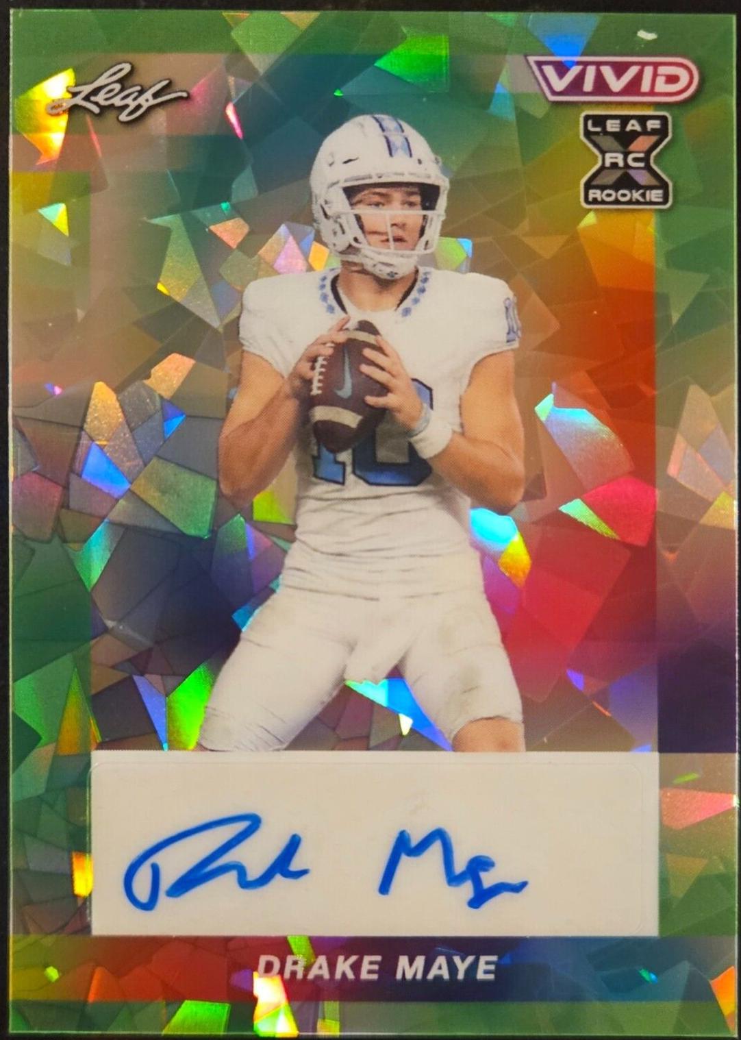 Drake Maye [Green Prismatic] #BA-DM4