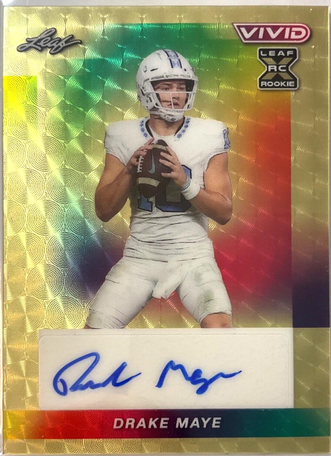 Drake Maye [Teal Prismatic] #BA-DM4