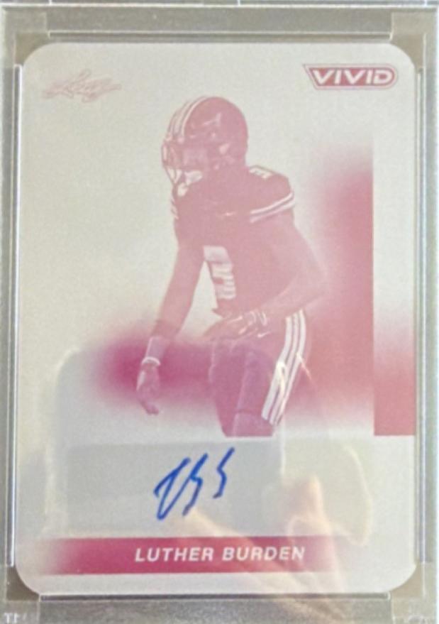 Luther Burden [Printing Plate] #BA-LB1