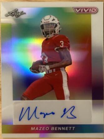 Mazeo Bennett [White Prismatic] #BA-MB2