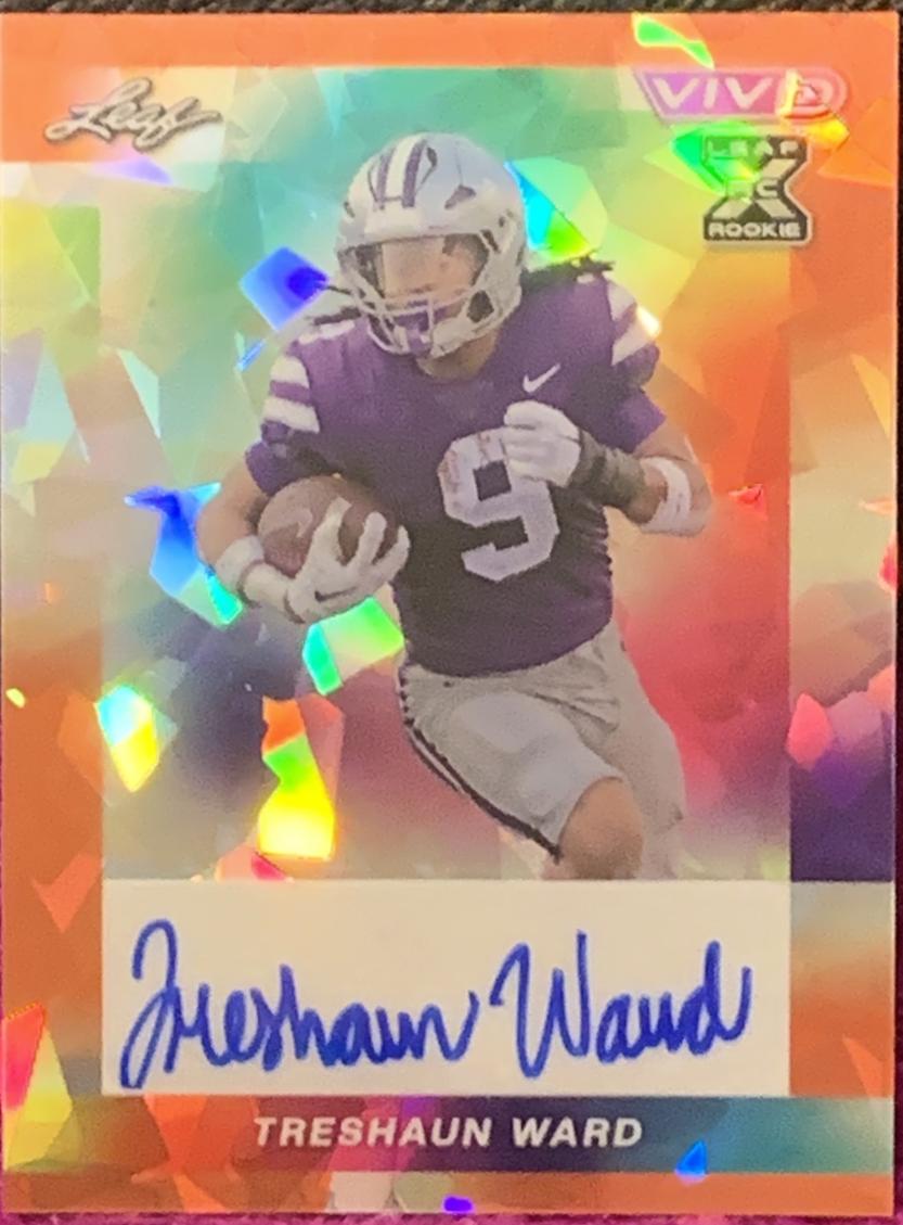Treshaun Ward [Orange Prismatic] #BA-TW3