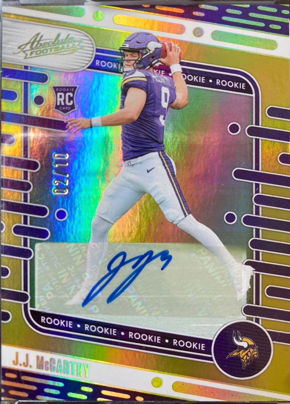 J.J. McCarthy [Signature Spectrum Gold] #110