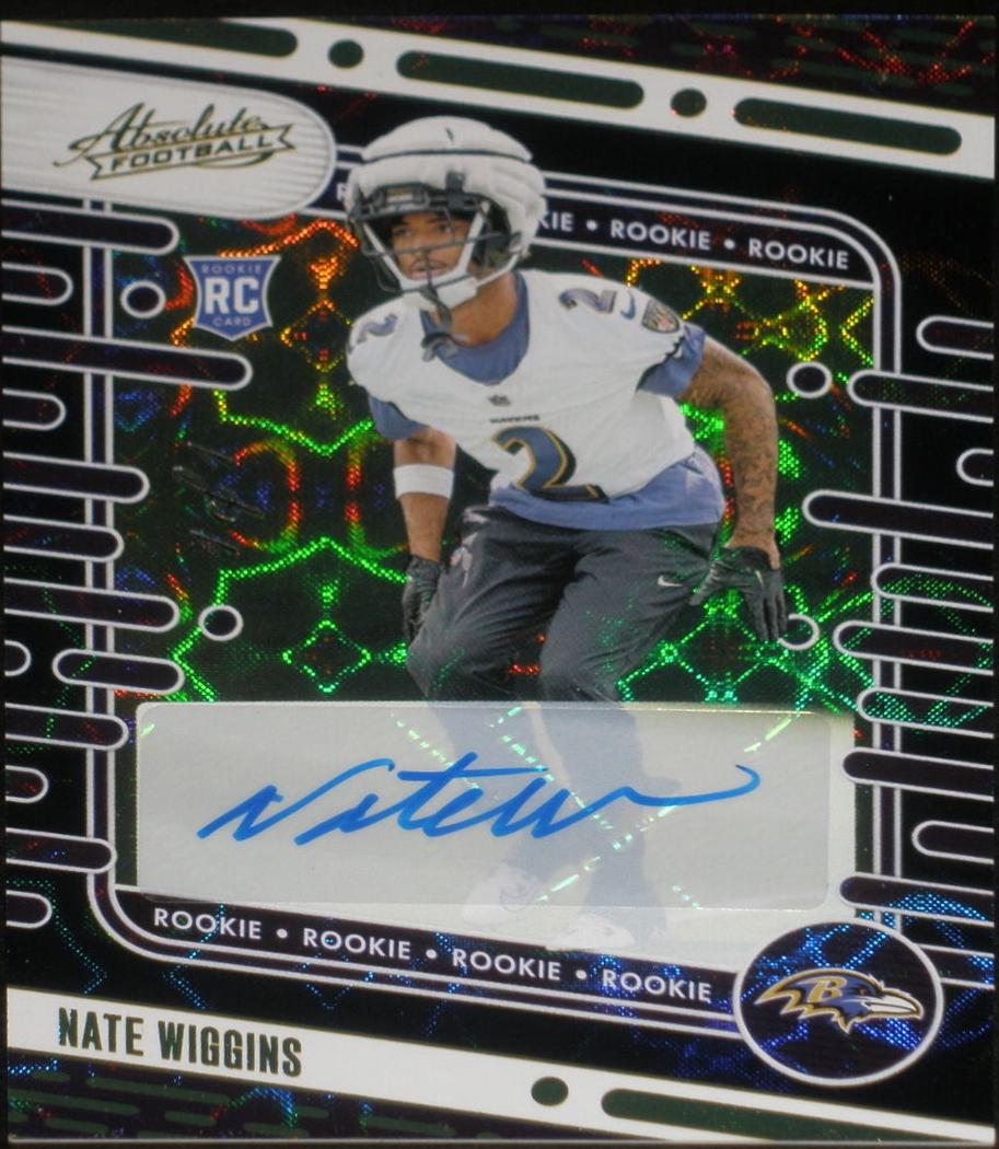 Nate Wiggins [Signature Black Galaxy] #130
