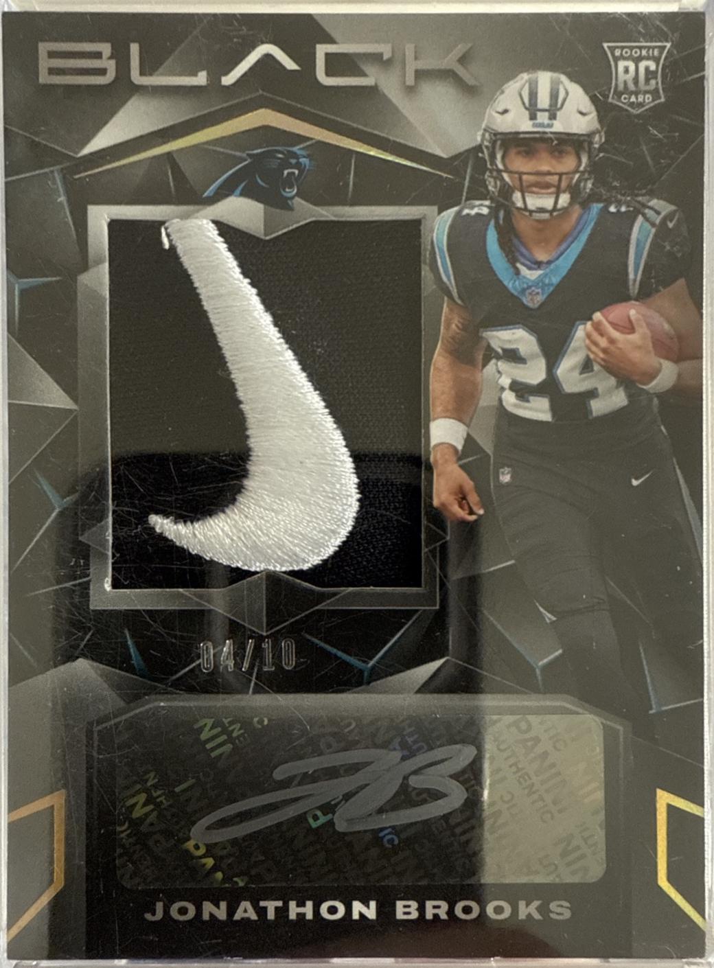 Jonathon Brooks [Gold Rookie Patch Autograph] #217