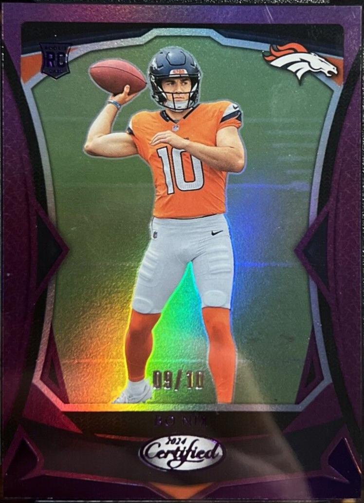 Bo Nix [Purple Mirror] #109