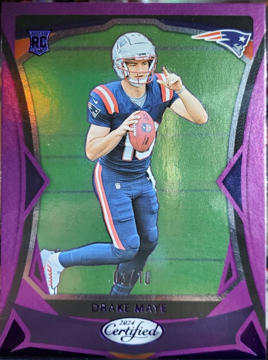 Drake Maye [Purple Mirror] #103