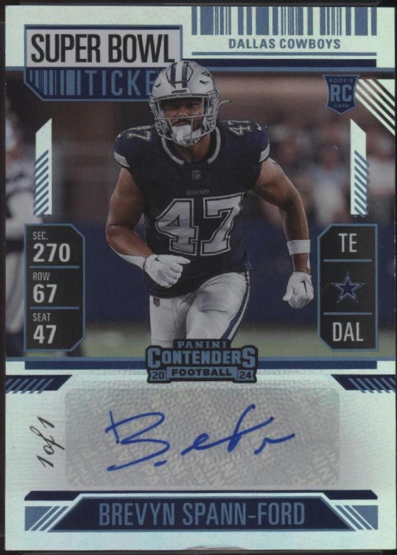 Brevyn Spann-Ford [Super Bowl Ticket Autograph] #207
