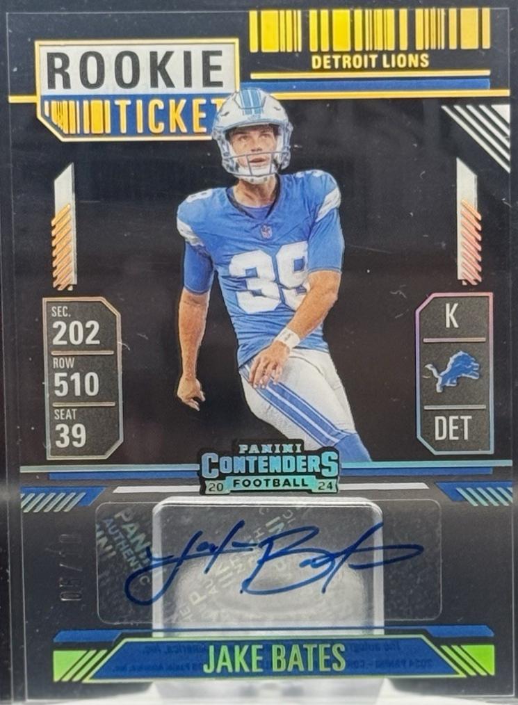 Jake Bates [Clear Ticket Autograph] #198