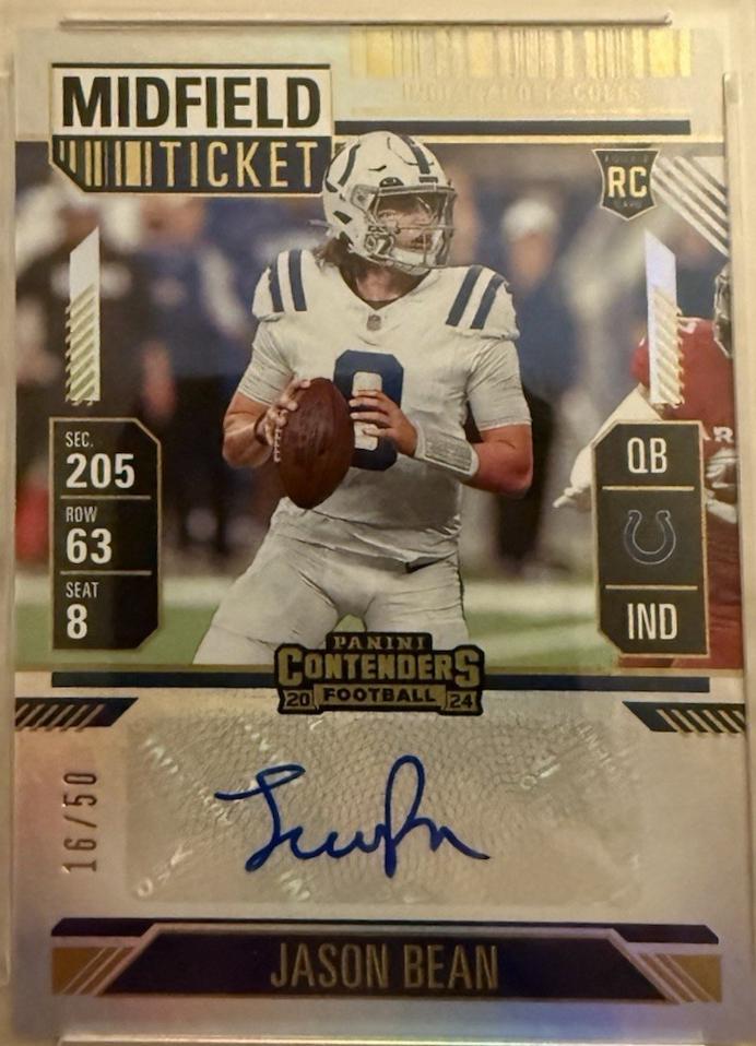 Jason Bean [Midfield Ticket Autograph] #157