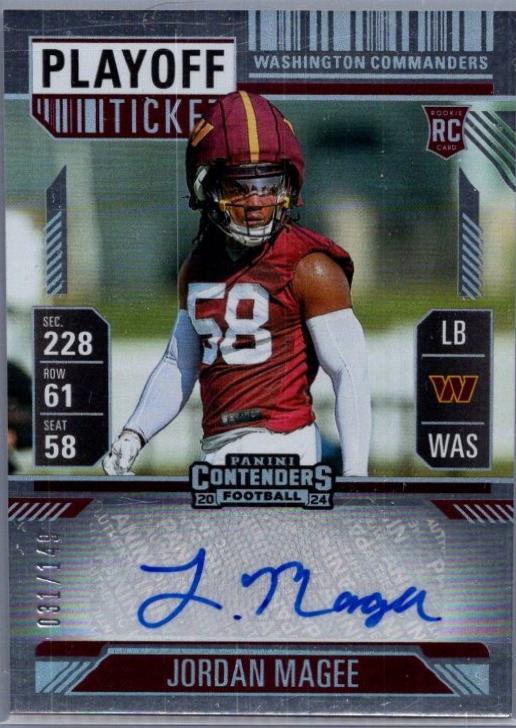 Jordan Magee [Playoff Ticket Autograph] #244