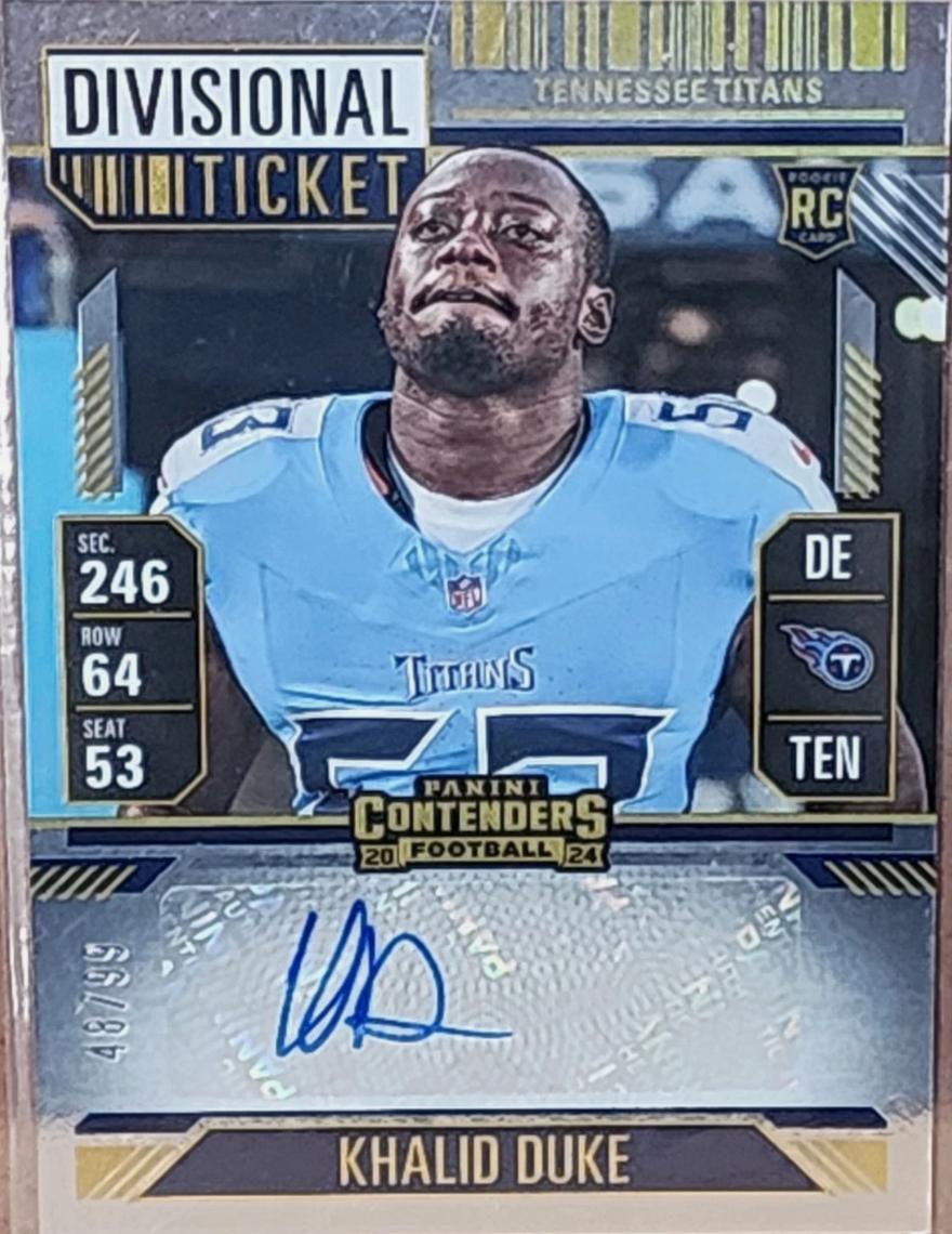 Khalid Duke [Divisional Ticket Autograph] #300