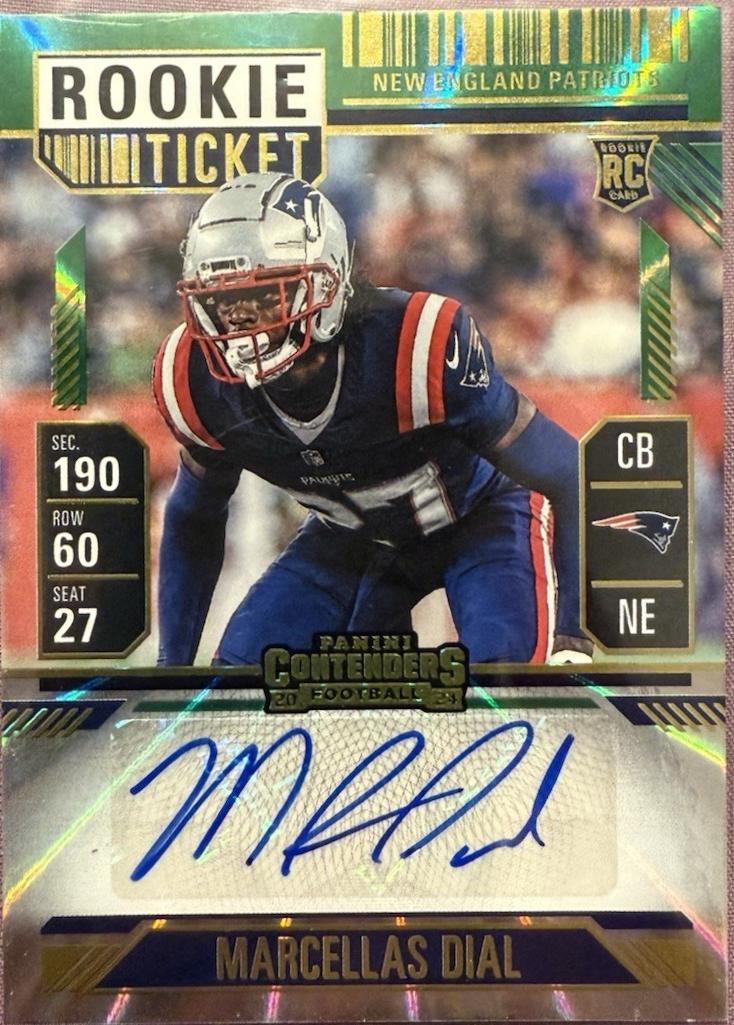 Marcellas Dial [Opening Kickoff Ticket Autograph] #249