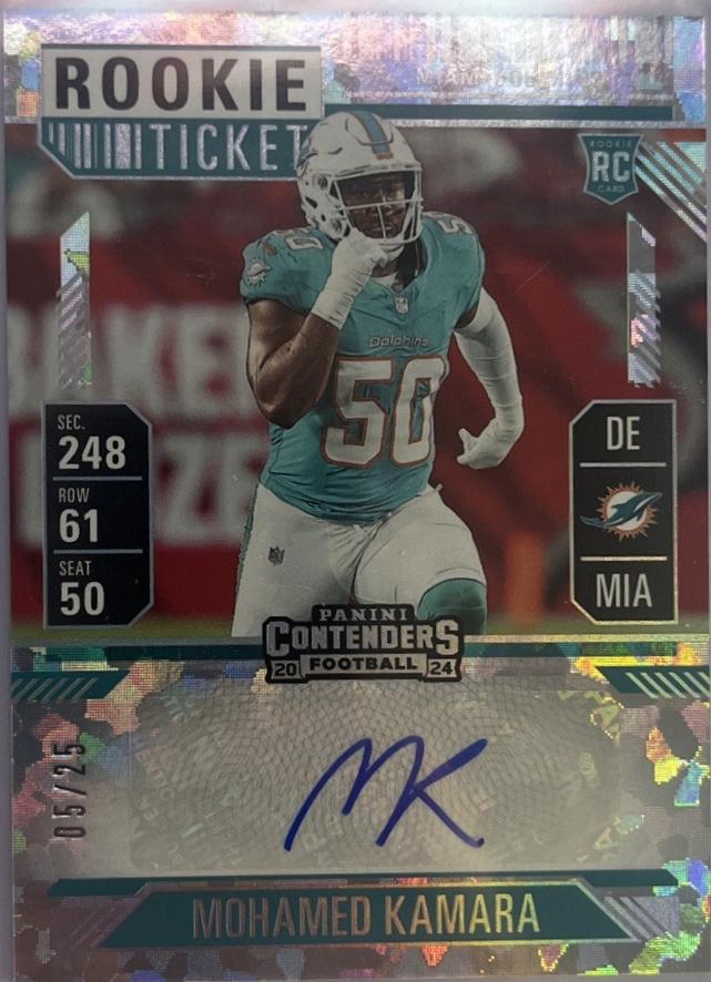 Mohamed Kamara [Cracked Ice Ticket Autograph] #206