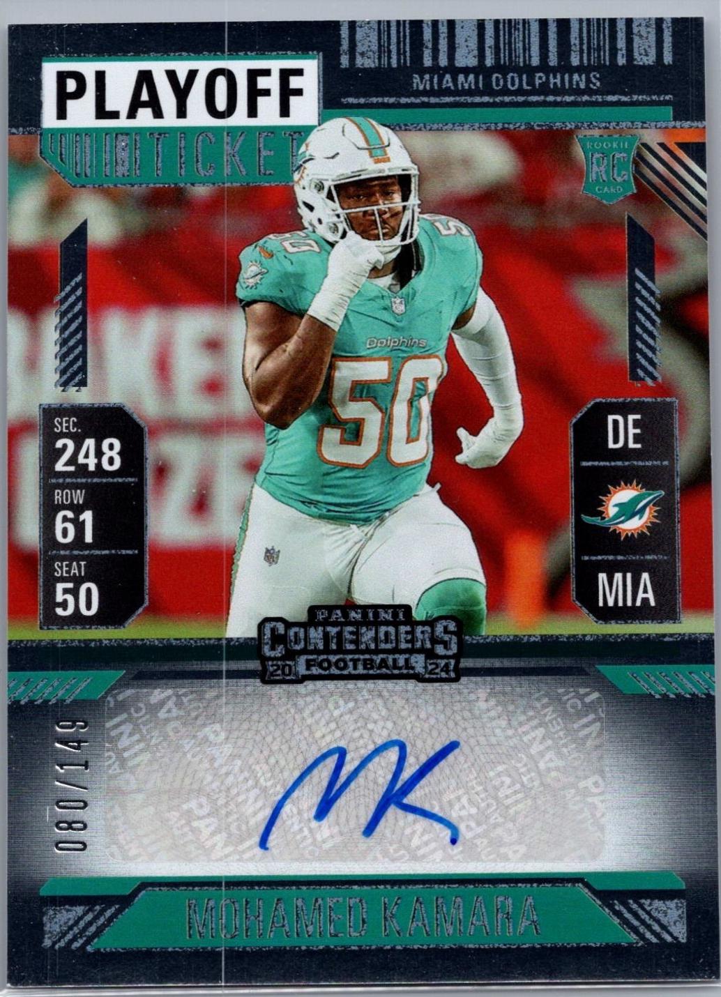 Mohamed Kamara [Playoff Ticket Autograph] #206