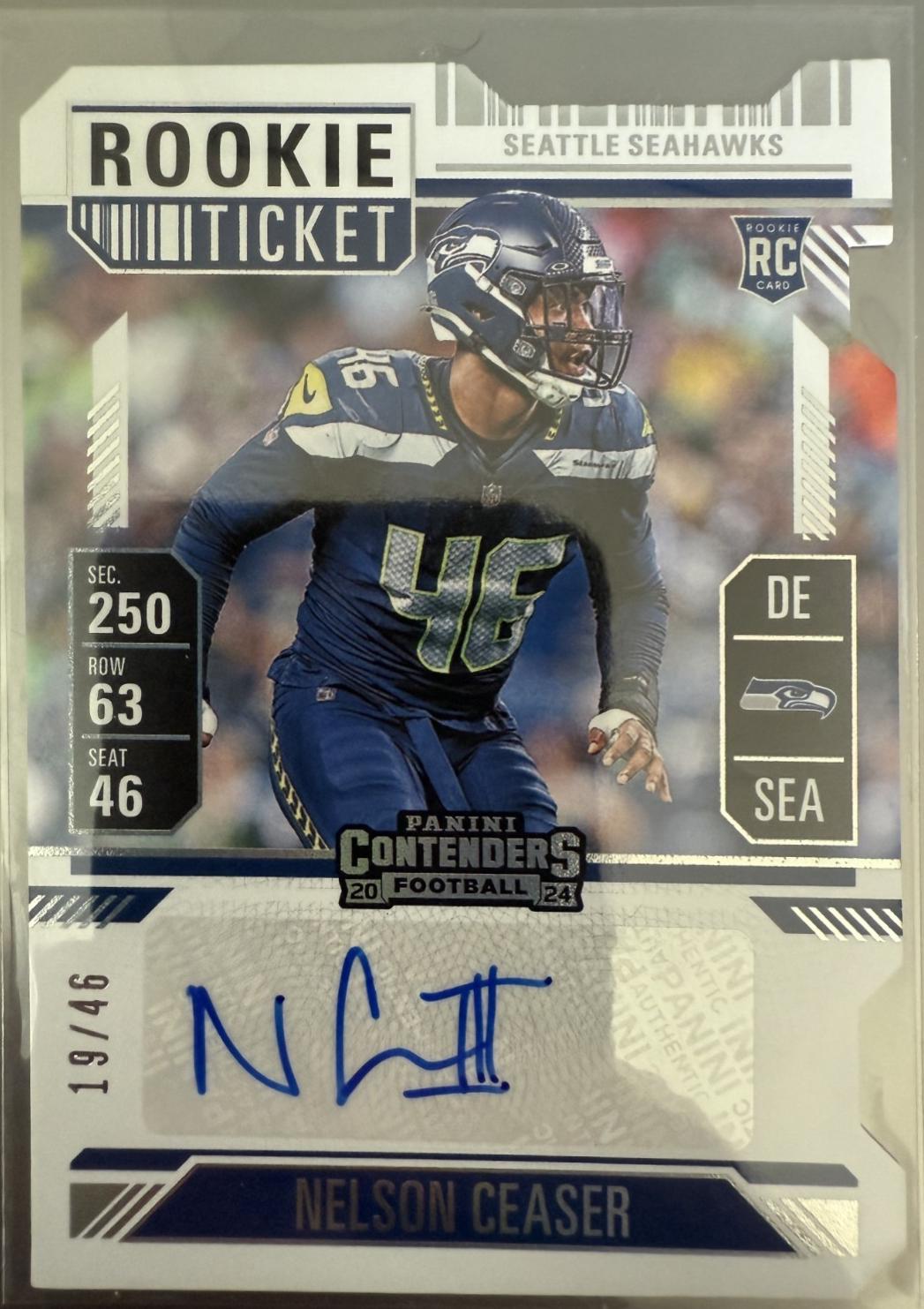 Nelson Ceaser [Divisional Ticket Autograph] #288