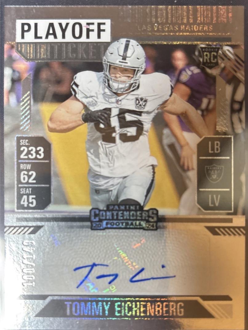Tommy Eichenberg [Playoff Ticket Autograph] #214