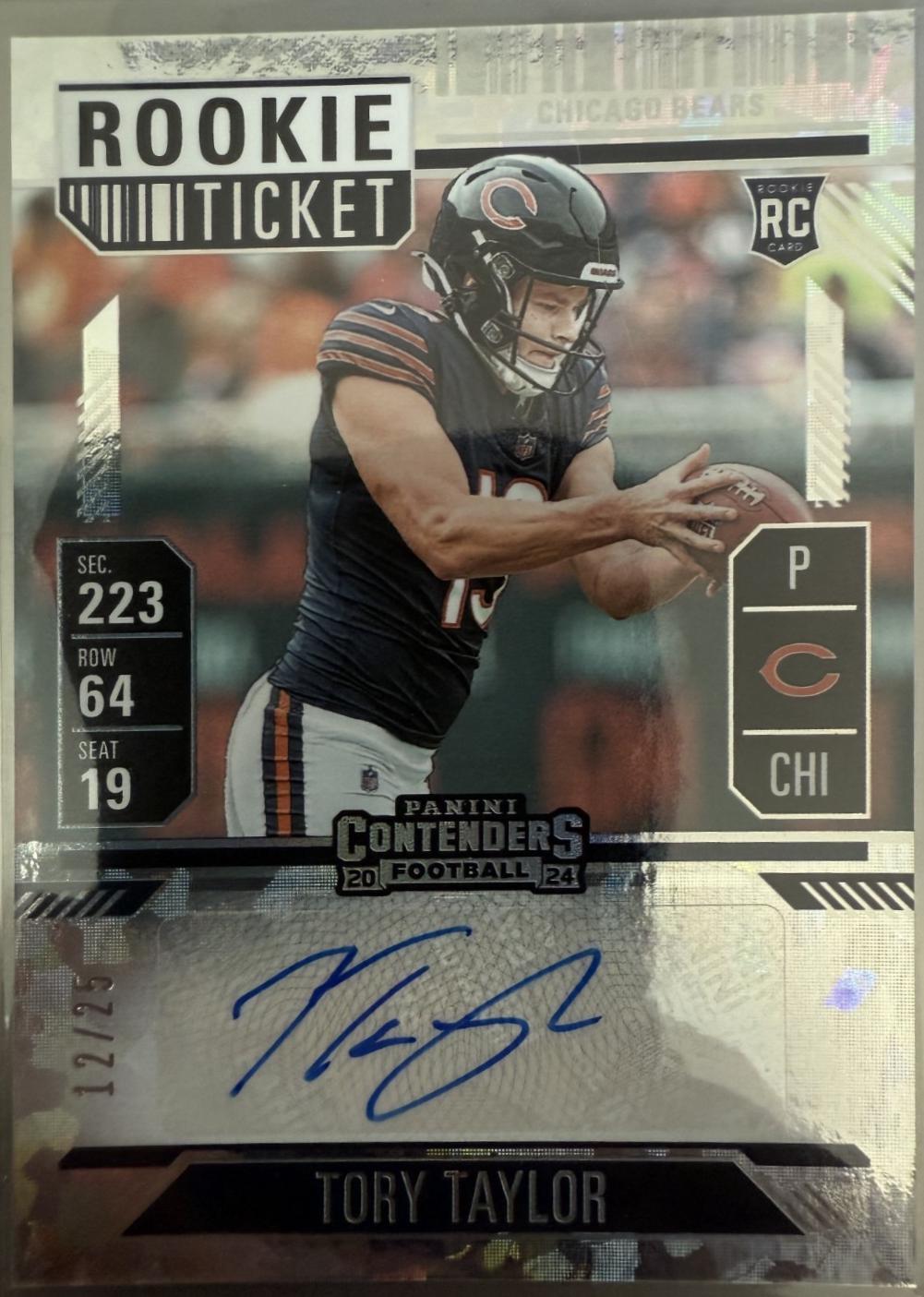 Tory Taylor [Cracked Ice Ticket Autograph] #302