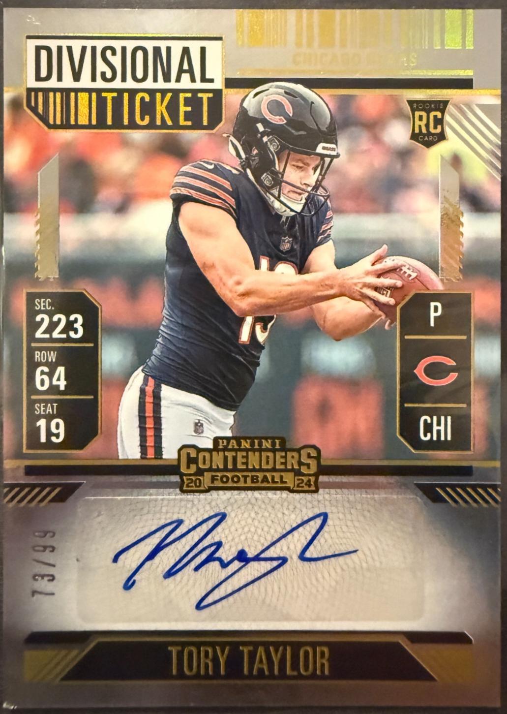 Tory Taylor [Divisional Ticket Autograph] #302