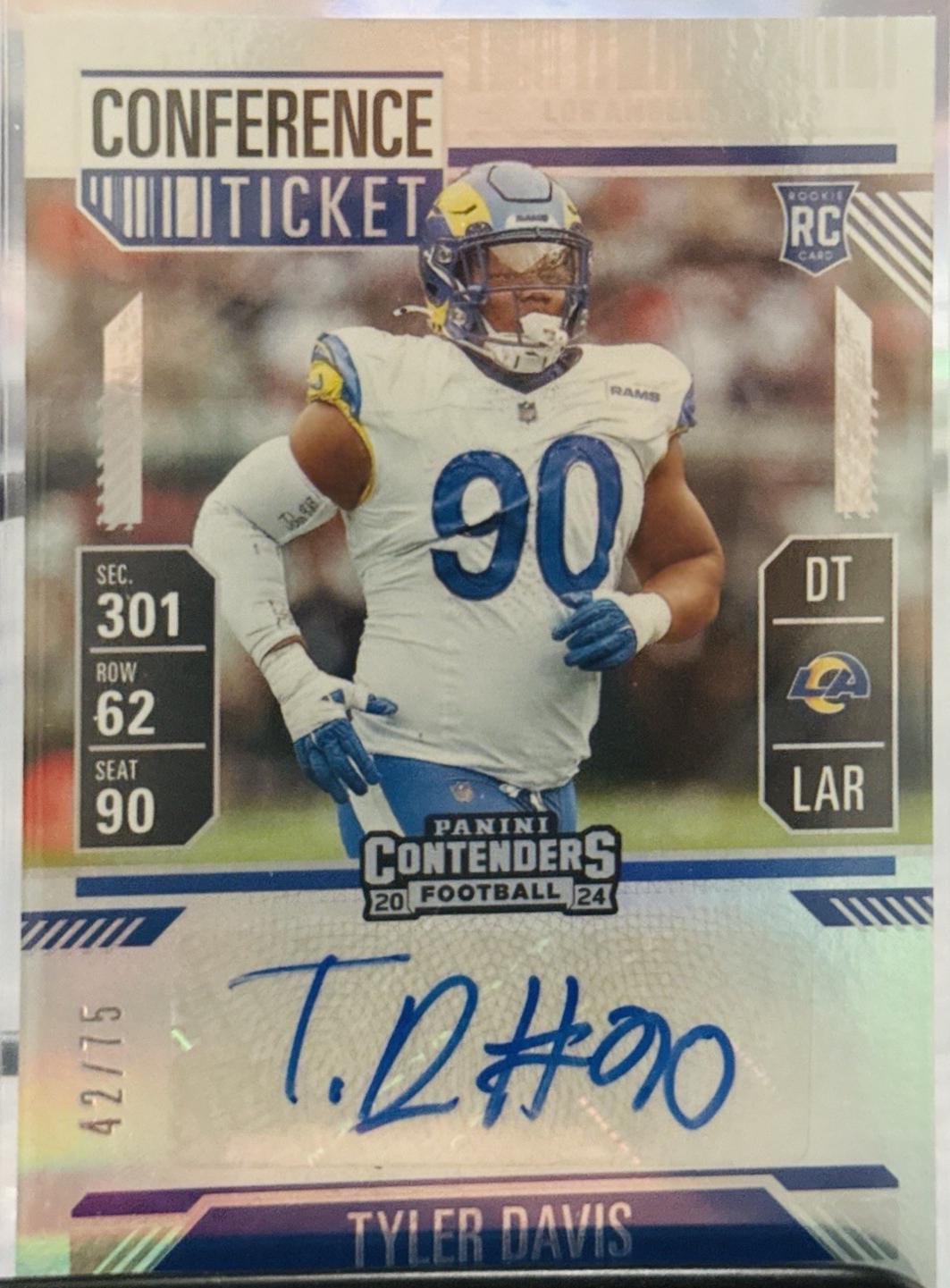 Tyler Davis [Conference Ticket Autograph] #291