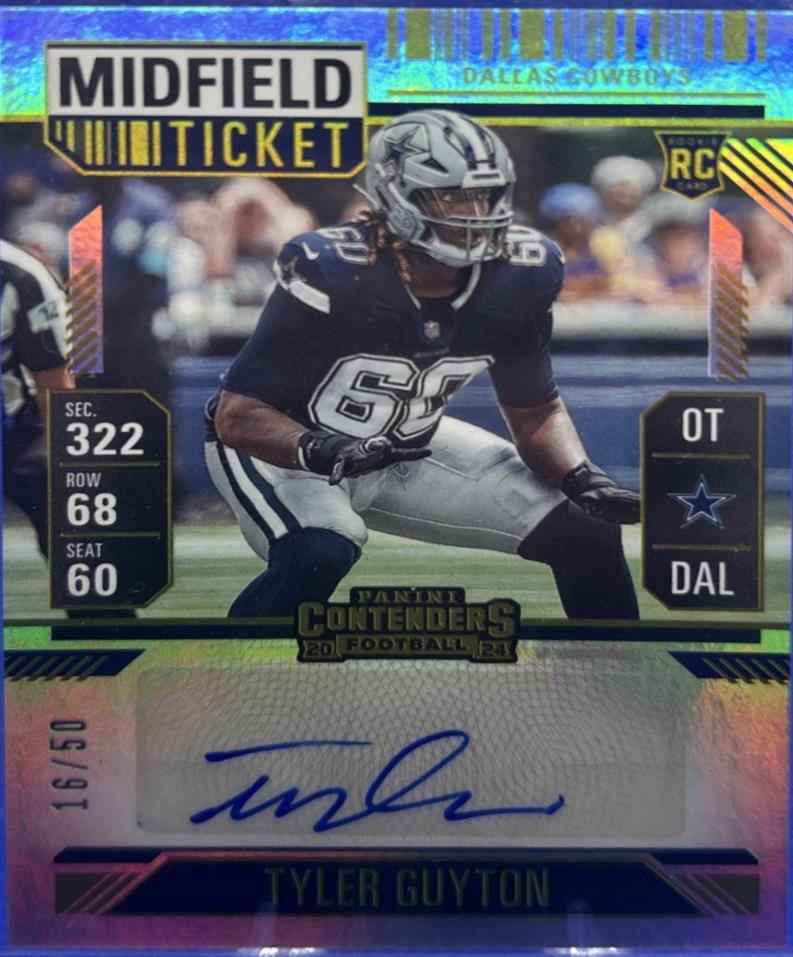 Tyler Guyton [Midfield Ticket Autograph] #169
