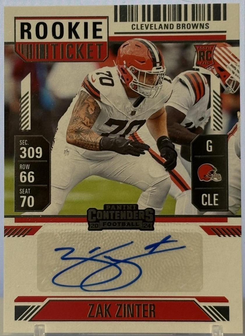Zak Zinter [Divisional Ticket Autograph] #231
