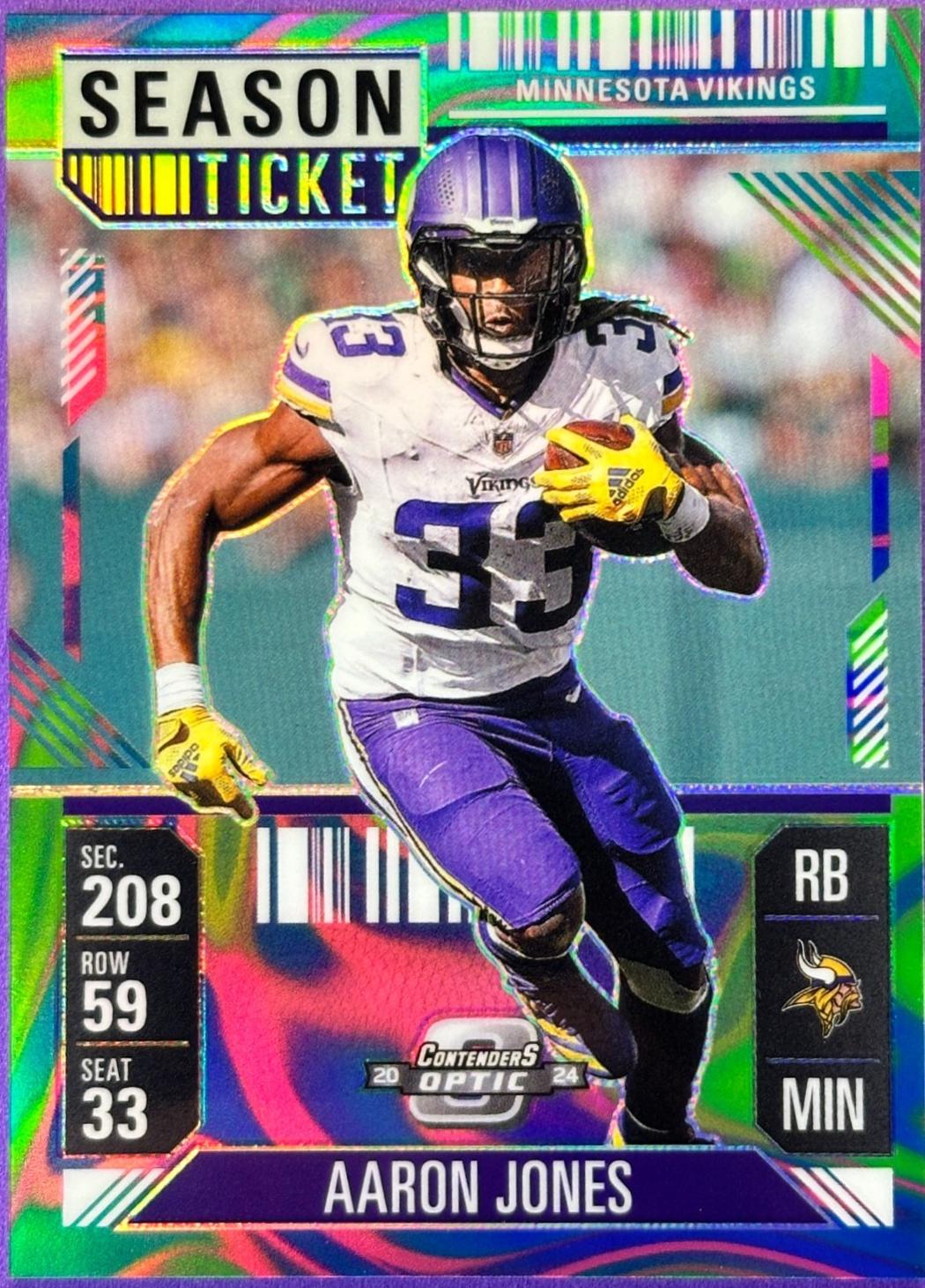 Aaron Jones [Neon Marble] #37