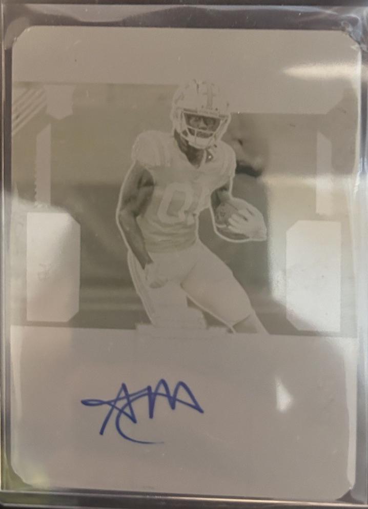 Adonai Mitchell [Printing Plate Autograph] #108
